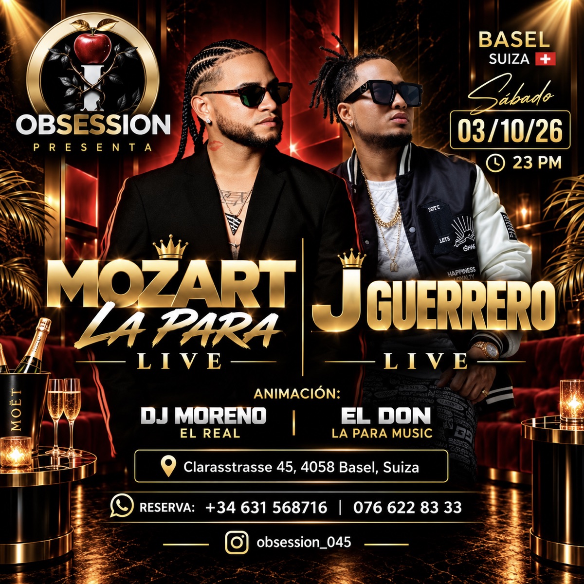 Mozart La Para & J Guerrero LIVE